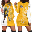Nashville Predators And Zombie For Fans Hoodie Dress Sweater Dress Sweatshirt Dress - 1