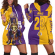 Lebron James On Throne Los Angles Lakers Legend 3d Printed Hoodie Dress Sweater Dress Sweatshirt Dress - 1
