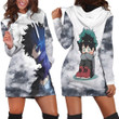 My Hero Academia Tamaki Amajiki Cool For Fan Hoodie Dress Sweater Dress Sweatshirt Dress - 1