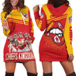 Kansas City Chiefs Kingdom Afc West Division Champions Division Super Bowl 2021 Hoodie Dress Sweater Dress Sweatshirt Dress - 1