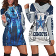 Dallas Cowboy Nfc East Division Super Bowl 2021 Hoodie Dress Sweater Dress Sweatshirt Dress - 1