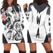 Nwa Group Member S Black And White Hoodie Dress Sweater Dress Sweatshirt Dress - 1