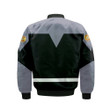 ZAnimeT Bomber Jacket Custom Gundam Black Uniform Cosplay Costumes - 2