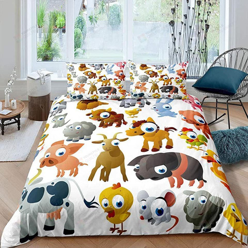 Lovely Animals Bed Sheets Duvet Cover Bedding Sets