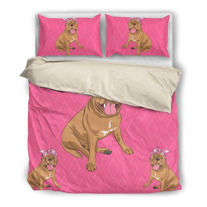 Dog Cotton Bed Sheets Spread Comforter Duvet Cover Bedding Sets