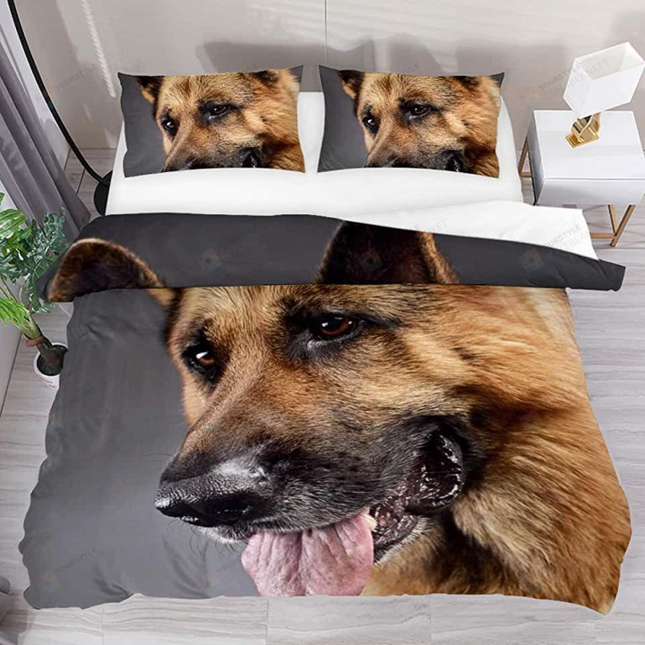 German Shepherd  Dog Bedding Set Bed Sheets Spread Comforter Duvet Cover Bedding Sets