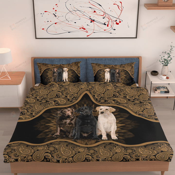 Labrador Dog Duvet Cover Bedding Set