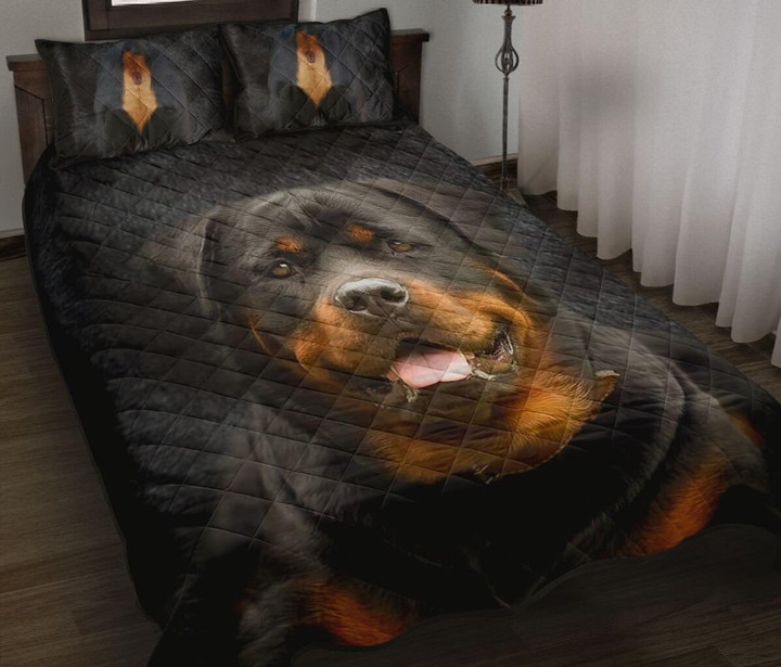 Rottweiler Dog Quilt Bedding Set Cotton Bed Sheets Spread Comforter Duvet Cover Bedding Sets