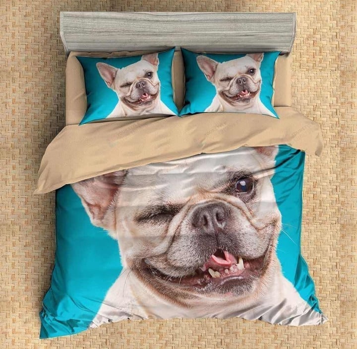 3d French Bulldog Duvet Cover Bedding Set