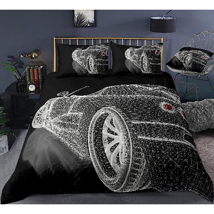 Car Pattern Bedding Set Bed Sheets Spread Comforter Duvet Cover Bedding Sets