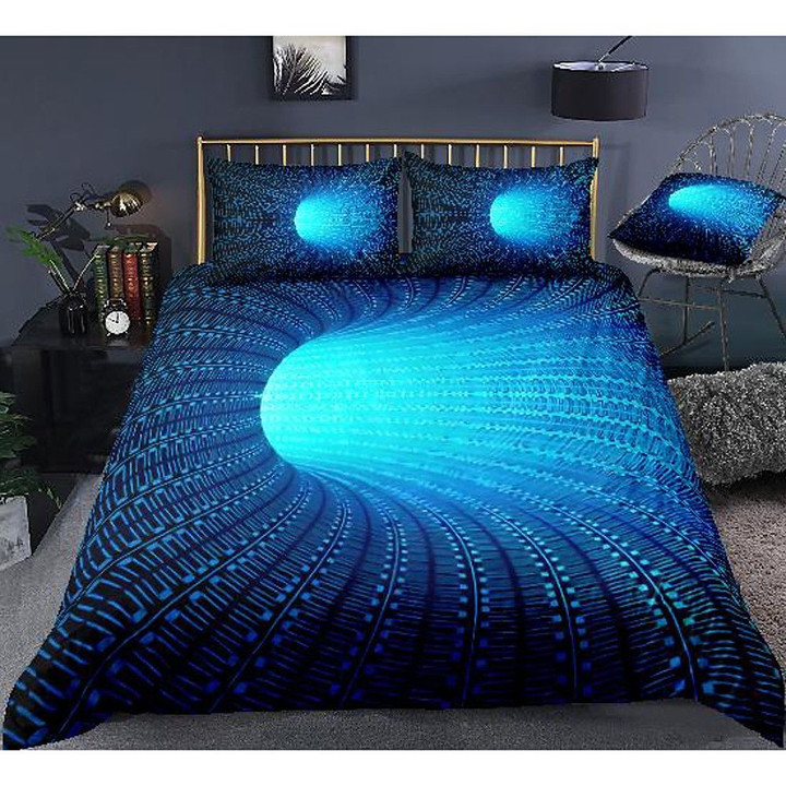 Hole Art Pattern Bedding Set Bed Sheets Spread Comforter Duvet Cover Bedding Sets