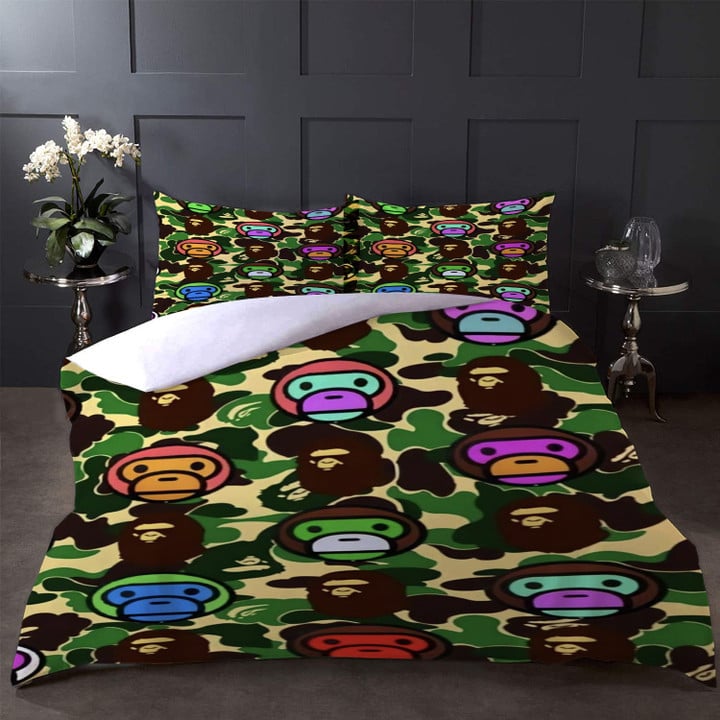 Bape Type 01 Bedding Sets Duvet Cover Luxury Brand Bedroom Sets