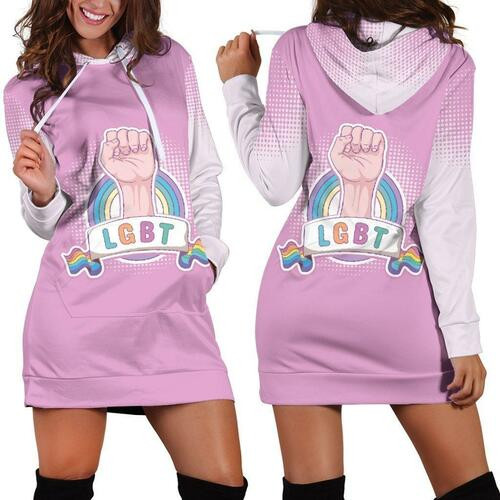 Lgbt Hoodie Dress Sweater Dress Sweatshirt Dress 3d All Over Print For Women Hoodie 15179 - 1