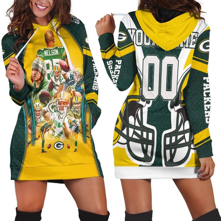 Green Bay Packers Super Bowl 2021 Nfc North Champions Personalized Hoodie Dress Sweater Dress Sweatshirt Dress - 1
