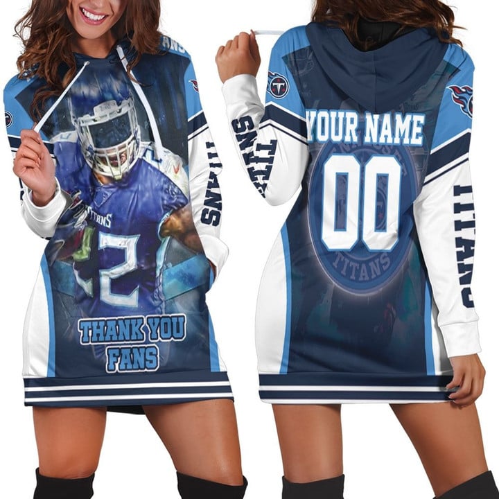 Derrick Henry 22 Tennessee Titans Super Bowl 2021 Afc South Division Personalized Hoodie Dress Sweater Dress Sweatshirt Dress - 1