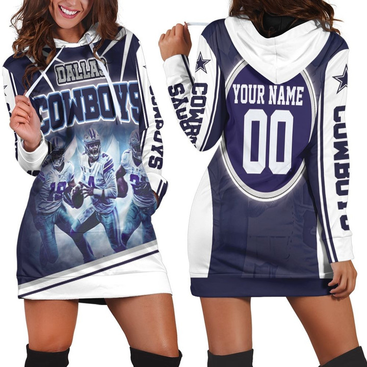 Dallas Cowboys Super Bowl 2021 Nfc East Division For Fans Personalized Hoodie Dress Sweater Dress Sweatshirt Dress - 1