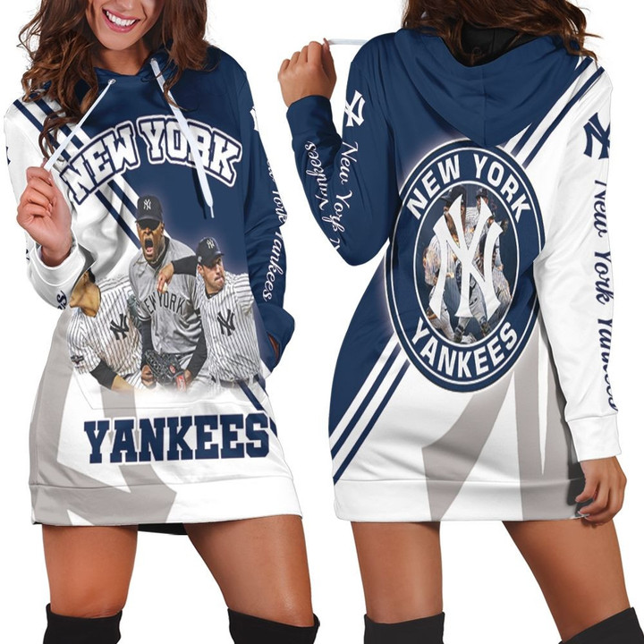 New York Yankees Keep Climbing Combined Era In Division Series For Fan Hoodie Dress Sweater Dress Sweatshirt Dress - 1