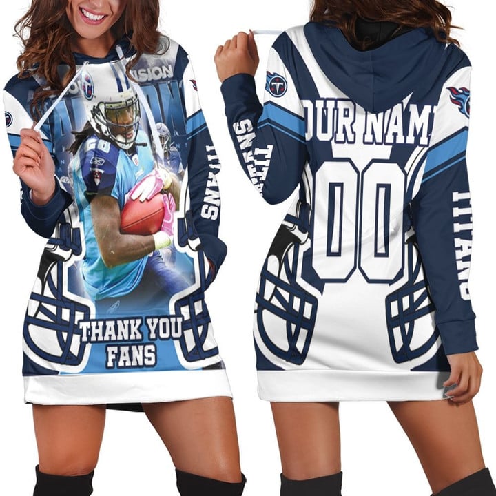 Chris Johnson 28 Tennessee Titans Afc South Division Champions Super Bowl 2021 Personalized Hoodie Dress Sweater Dress Sweatshirt Dress - 1