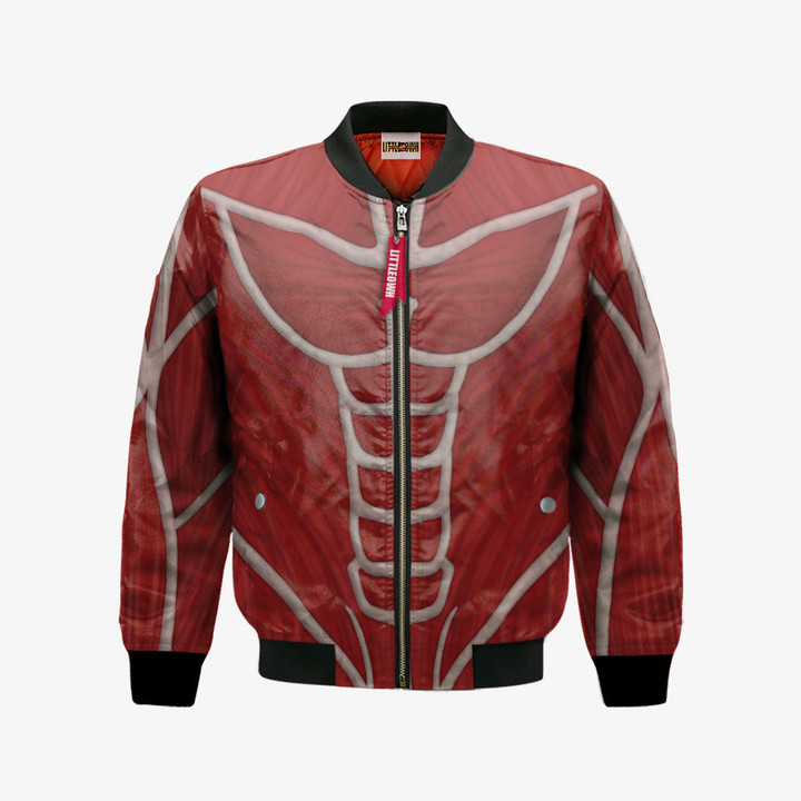 Attack On Titan Colossal Titan Bomber Jacket Custom AOT Clothes Cosplay Costumes - 1