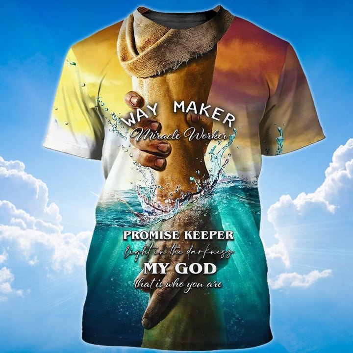 Way Maker Mirace Worker Promise Keeper T-Shirt - 1