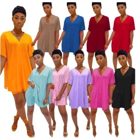 2021 V-Neck Outfit Set (Buy 2 Free Shipping)