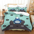 My Neighbor Totoro Bed Set Totoro And Chibi Totoro Anime Bedding