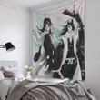 Byakuya Kuchiki Tapestry Custom Bleach Anime Home Decor