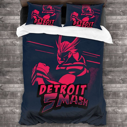 Al Might Detroit Smash My Hero Academia Bedding Custom Anime Bed Set