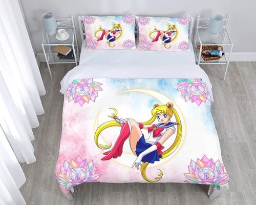 Usagi Super Sailor Moon  Bedding Custom Anime Bed Set