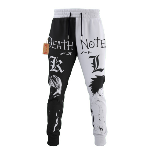Death Note Joggers Custom L Lawliet Anime Sweatpants