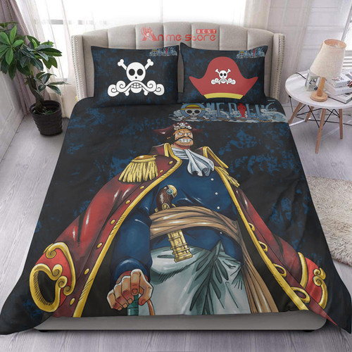 One Piece Bed Set Anime Bedroom Decor Gol D. Roger Bedding Set