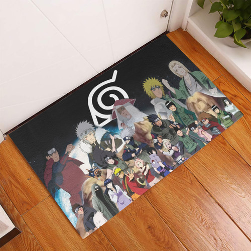 Konoha Naruto Anime Rubber Doormats