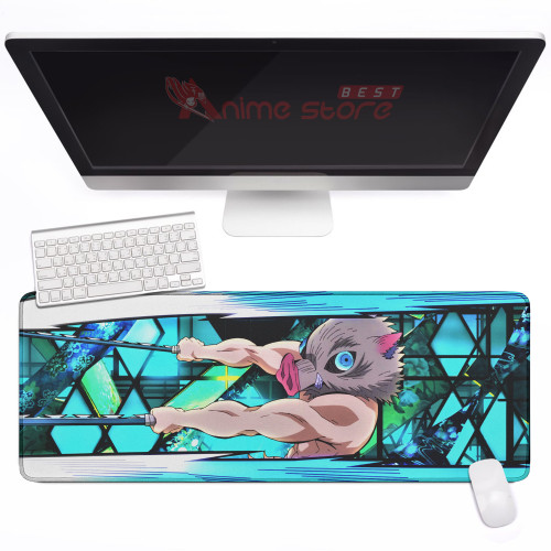 Inosuke Hashibira Desk Pad Custom Demon Slayer Gaming Anime Mouse Pad