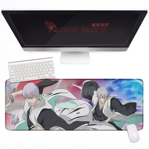 Gin Ichimaru Desk Pad Custom Bleach Gaming Anime Mouse Pad