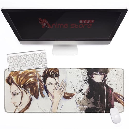 Sōsuke Aizen Desk Pad Custom Bleach Gaming Anime Mouse Pad