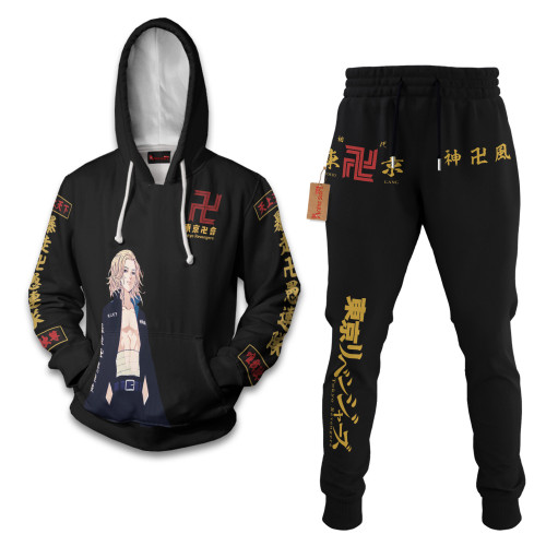 Mickey Tokyo Revengers Hoodie And Jogger Set Anime Clothes