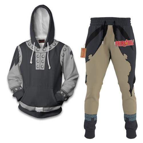 Gajeel Redfox Fairy Tail Hoodie And Jogger Set Anime Clothes