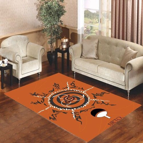 Naruto Symbol Anime Custom Carpet Rug