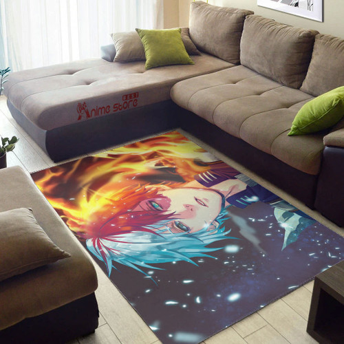 My Hero Academia Rug Todoroki Shoto MHA Anime Carpet Floor Mats