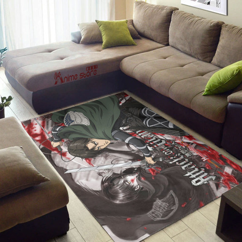 Attack On Titan Rug Levi Ackerman AOT Anime Carpet Floor Mats