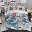 Demon Slayer Bed Set Anime Bedroom Decor Sakonji Bedding Set