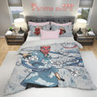 Demon Slayer Bed Set Anime Bedroom Decor Sakonji Bedding Set