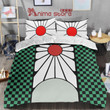 Demon Slayer Bed Set Anime Bedroom Decor Tanjiro Kamado Bedding Set
