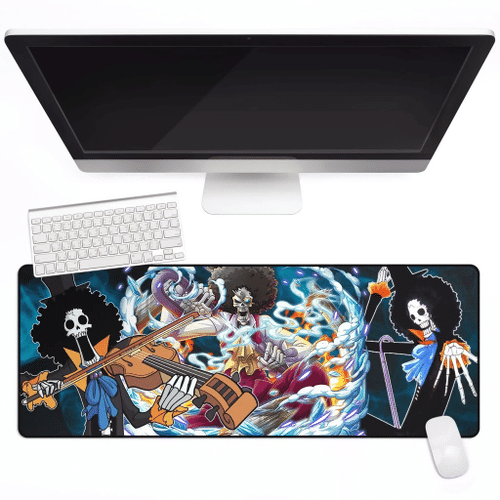 Brook One Piece Anime Mouse Mat