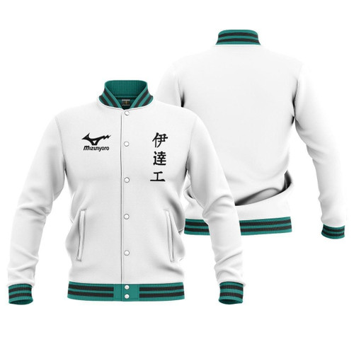 Date Tech Cosplay Costume Haikyuu Baseball Jacket Anime Unisex Casual 3D All Over Printed