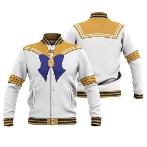 Sailor Venus Uniform Unisex Custom Sailor Moon Baseball Jacket Amine Casual 3D All Over Printed
