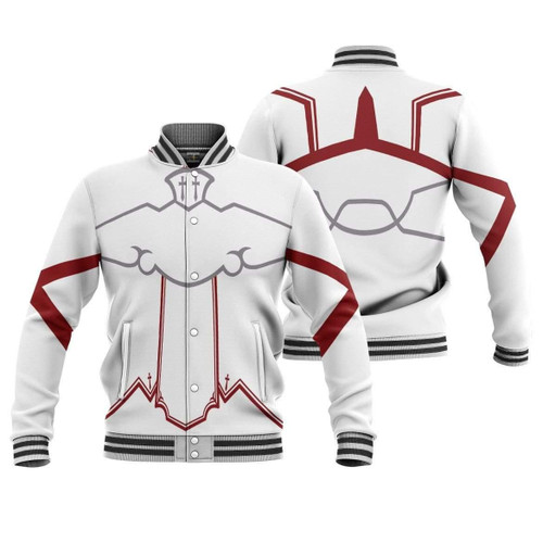 Yuuki Asuna Uniform Sword Art Online Baseball Jacket Anime Clothes Cosplay Costume
