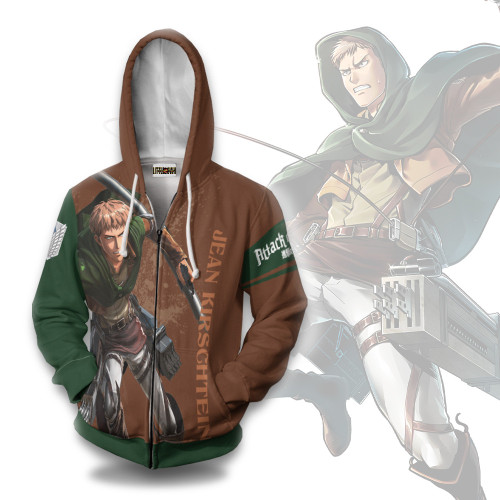 Jean Kirschtein Hoodie Attack on Titan Anime Casual Cosplay Costume
