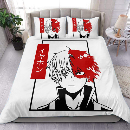 MHA My Hero Academia Anime Bed Set Shouto Todoroki Cute Bedding