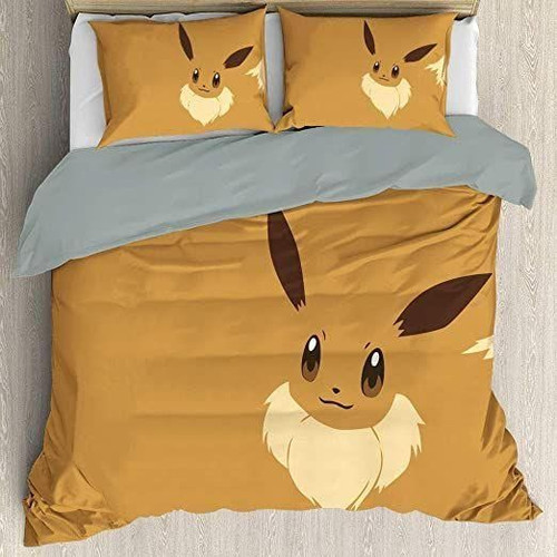 Pokemon Bed Set Flareon Anime Bedding